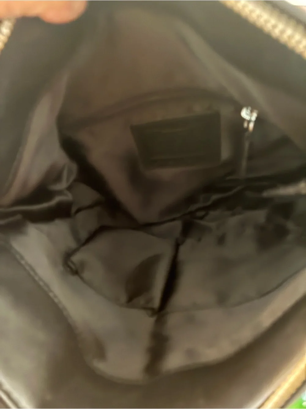 Coach Black Signature Shoulder Tote